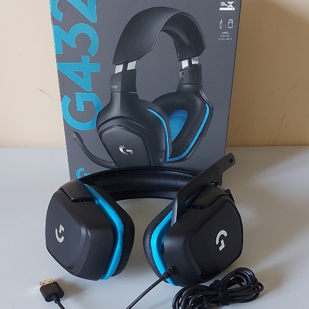 Wired Logitech G432 Gaming Headset | With Box